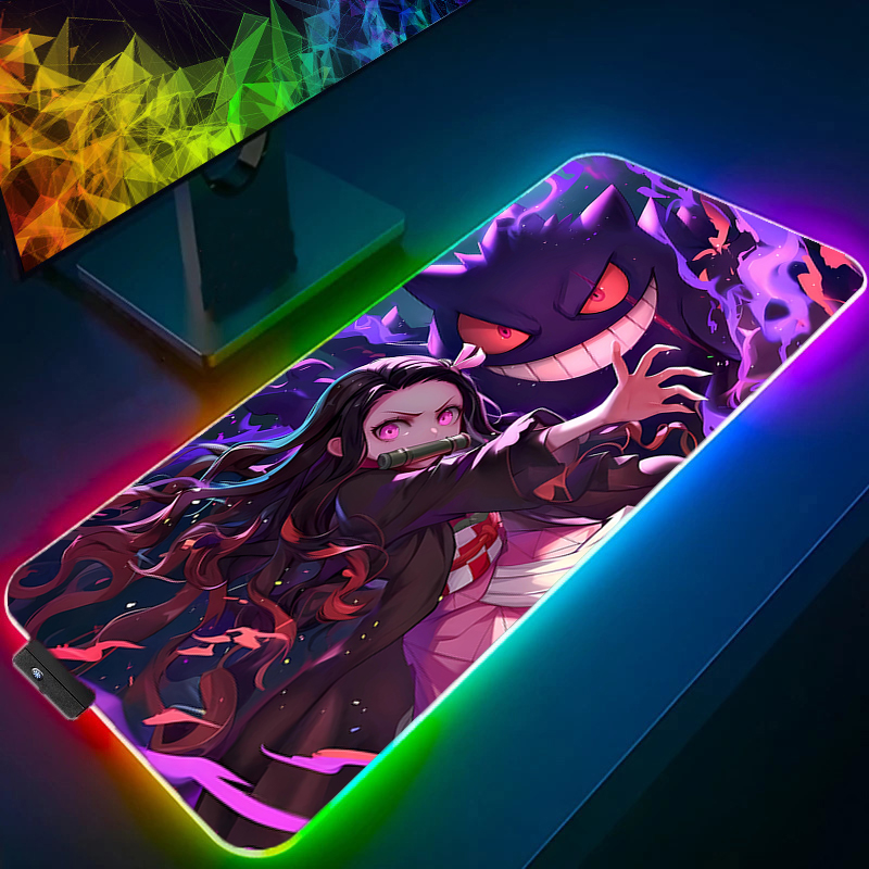 Gaming Keyboard Top - RGB Large Mouse Pad Office Desk