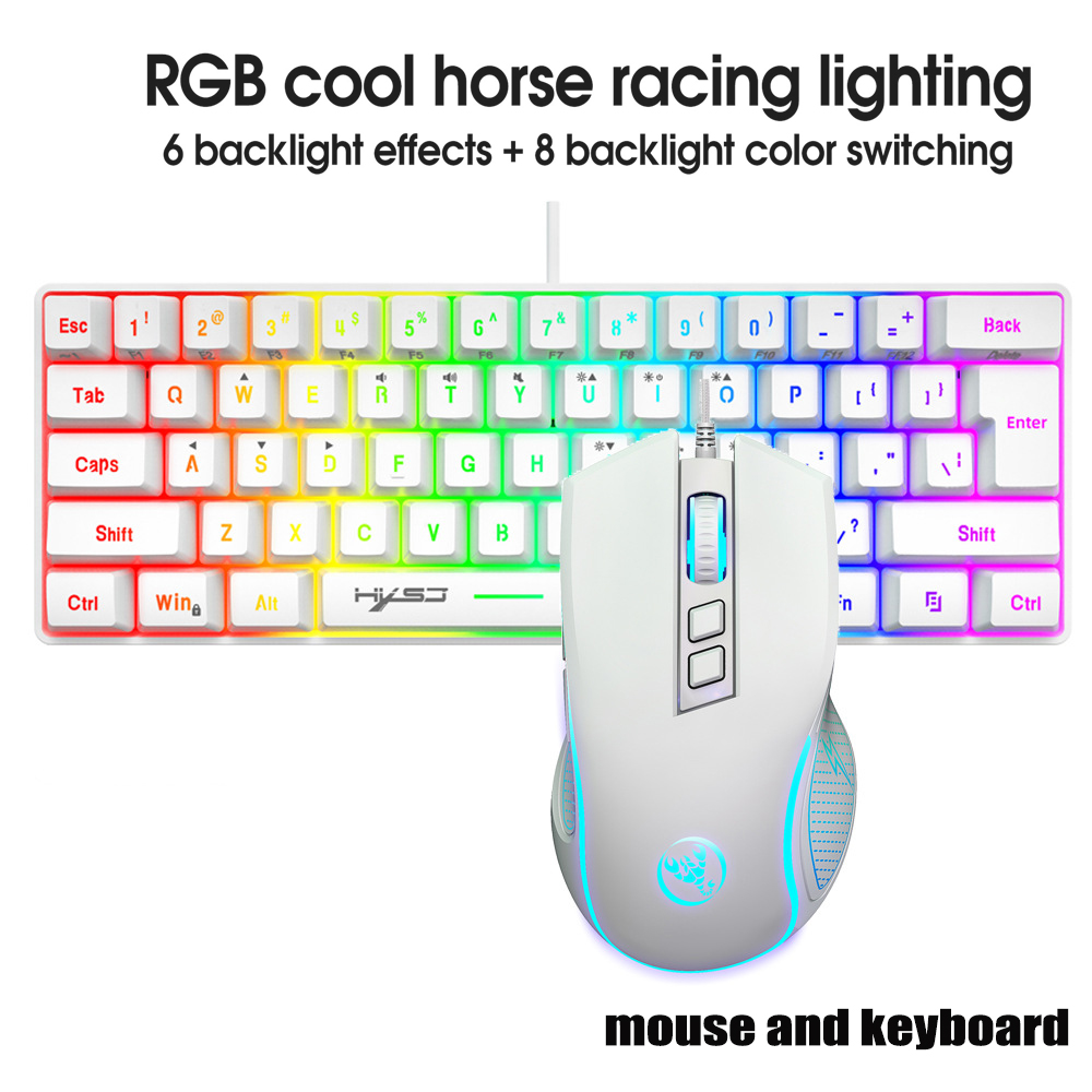 Gaming Keyboard And Mouse Set - Keyboard and Mouse Teclados Kit Gamer