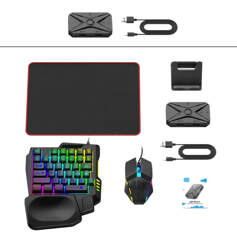 Gaming Keyboard And Mouse Converter For Mobile - 2026 New Handheld Gaming Keyboard Mouse