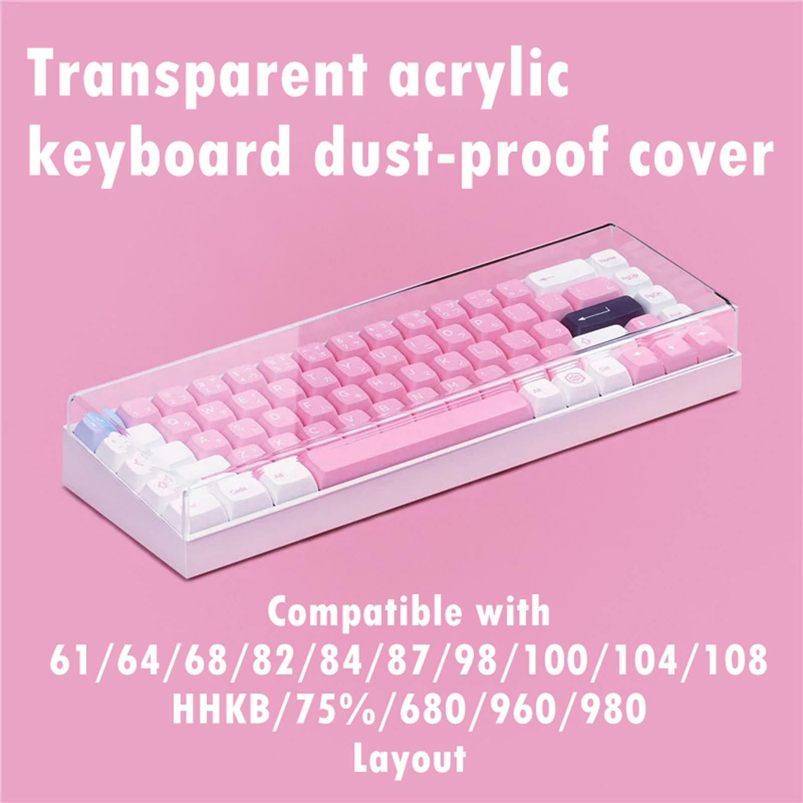 Keyboard Gaming Transparent - Acrylic Mechanical Keyboard Dust Cover Premium