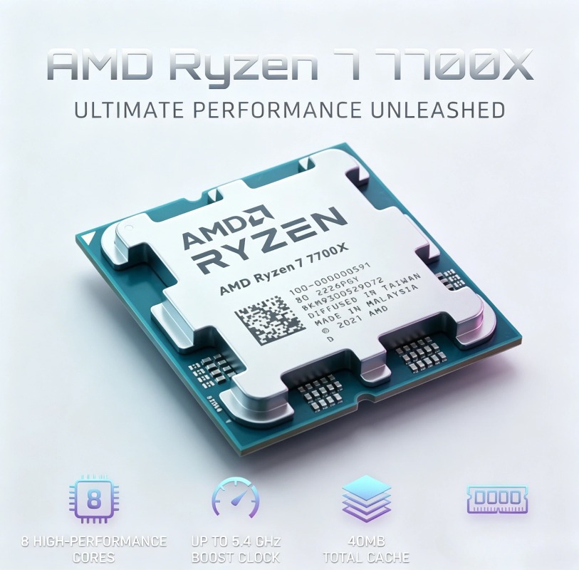 AMD Ryzen 7 7700X CPU, R7 7700 - огляд і ціна Amd Cpu Ryzen 7
