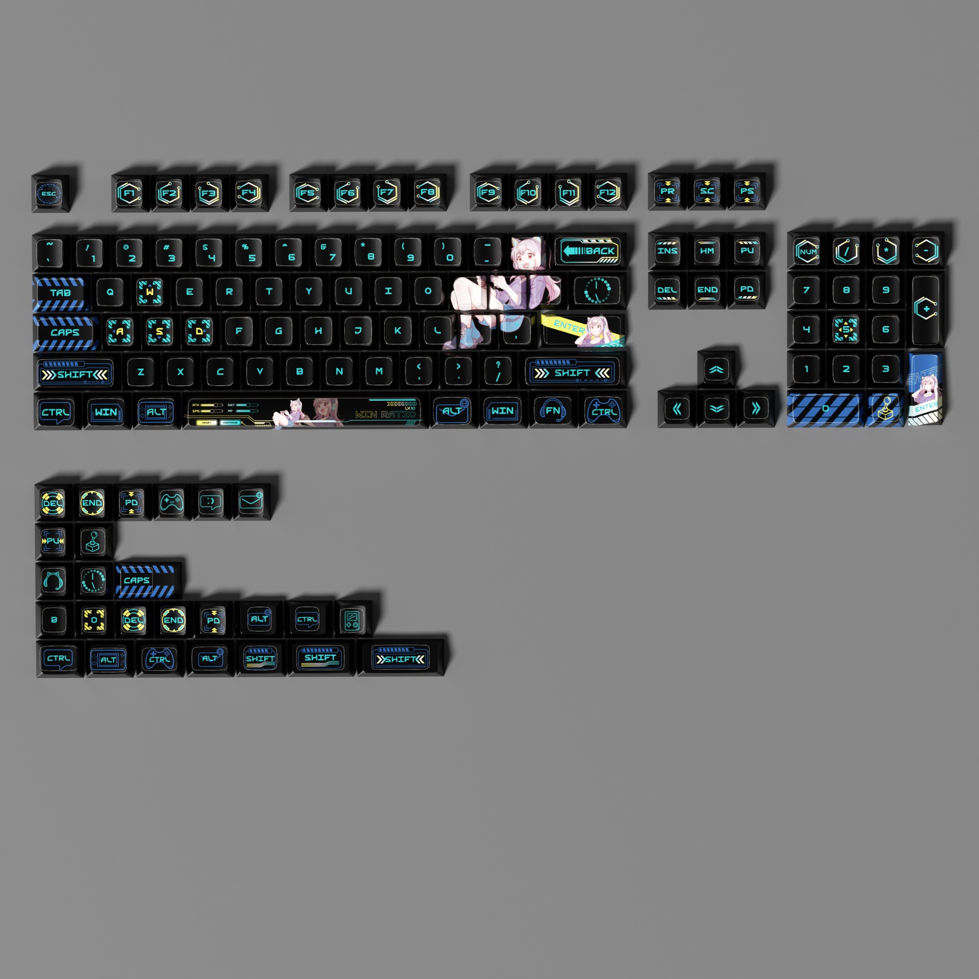 E-Sports Story - Black V1 Anim - огляд і ціна Keyboard Gaming Transparent