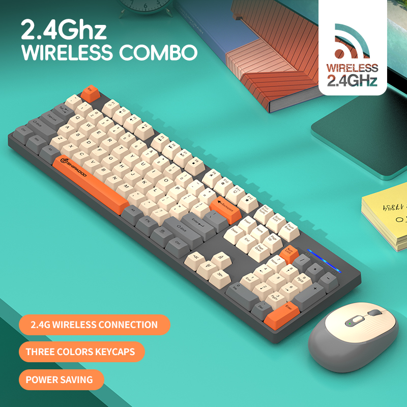 2.4G Wireless Office Keyboard  - огляд і ціна Gaming Keyboard Mouse Wireless