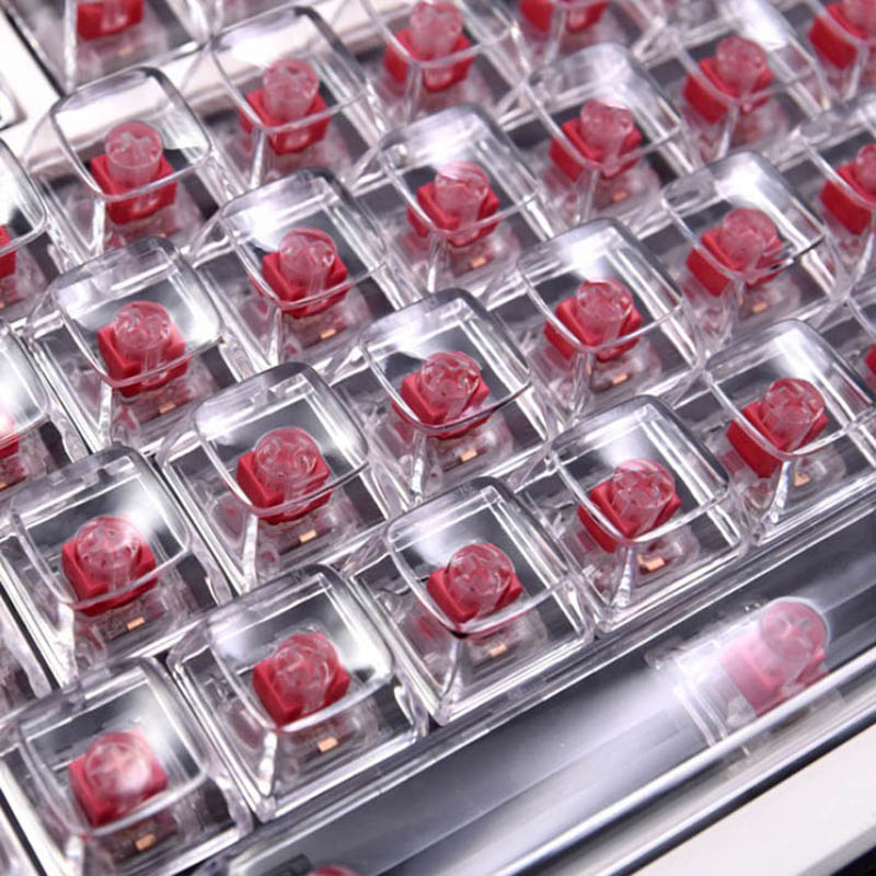 132 Keys Crystal Transparent K - огляд і ціна Keyboard Gaming Transparent