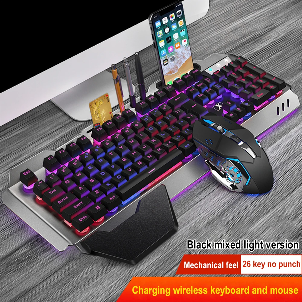 K680 Rechargeable 2.4G wireles - огляд і ціна Gaming Keyboard Mouse Wireless