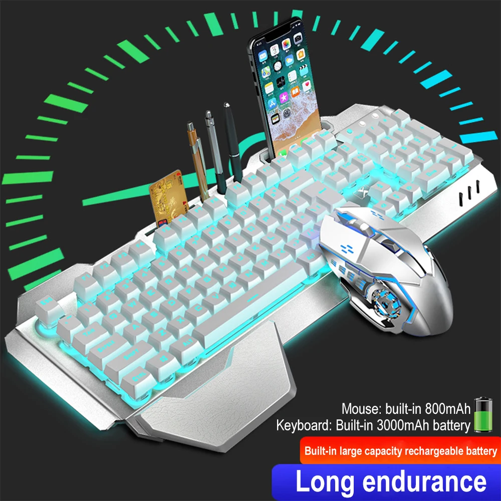 K680 Rechargeable 2.4G wireles - огляд і ціна Gaming Keyboard Mouse Wireless
