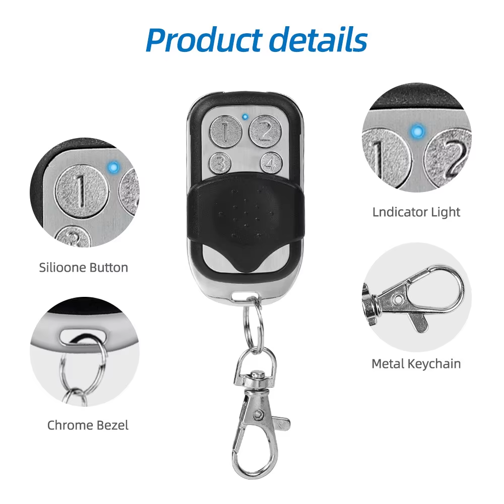 4 Buttons Remote Control 330MH - огляд і ціна Switch Opener Tool