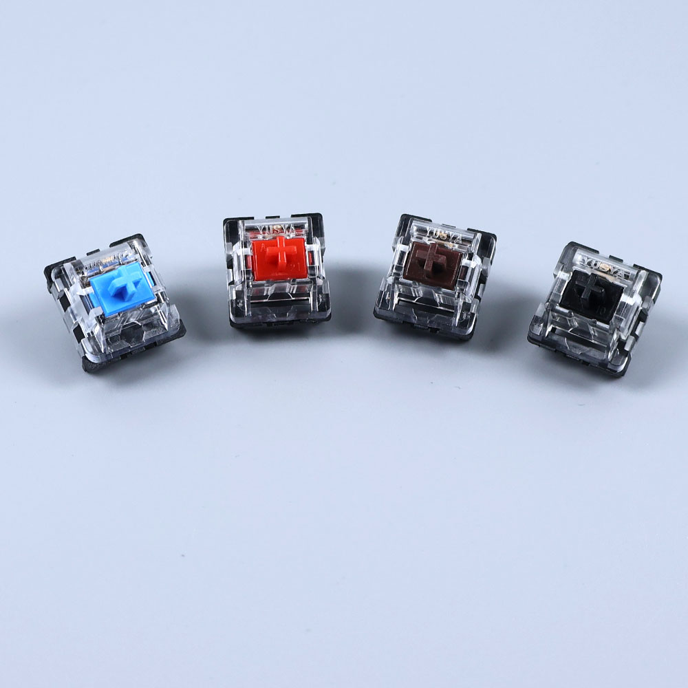2Pin Clicky Linear Tactile Sil - огляд і ціна Keyboard Gaming Transparent