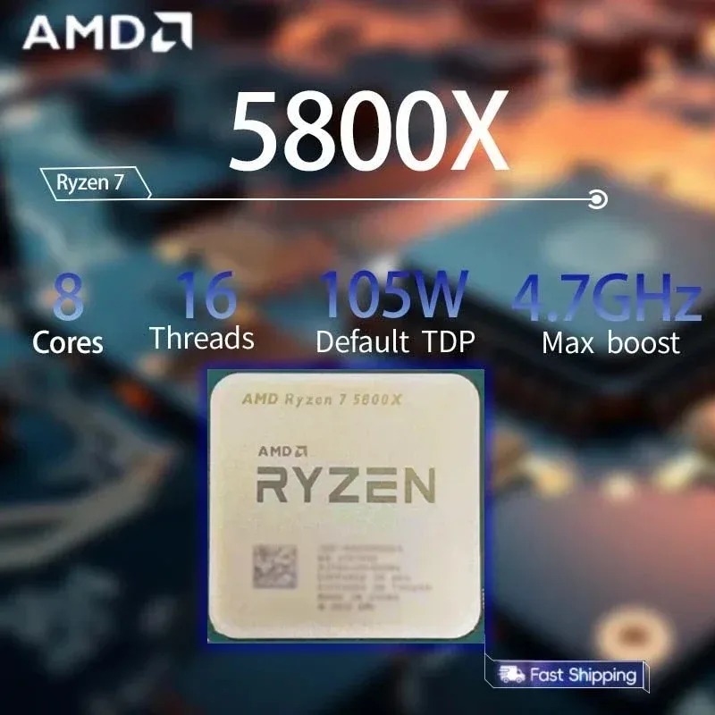 AMD Ryzen 7 5800X GHz, AM4 Soc - огляд і ціна Amd Cpu Ryzen 7