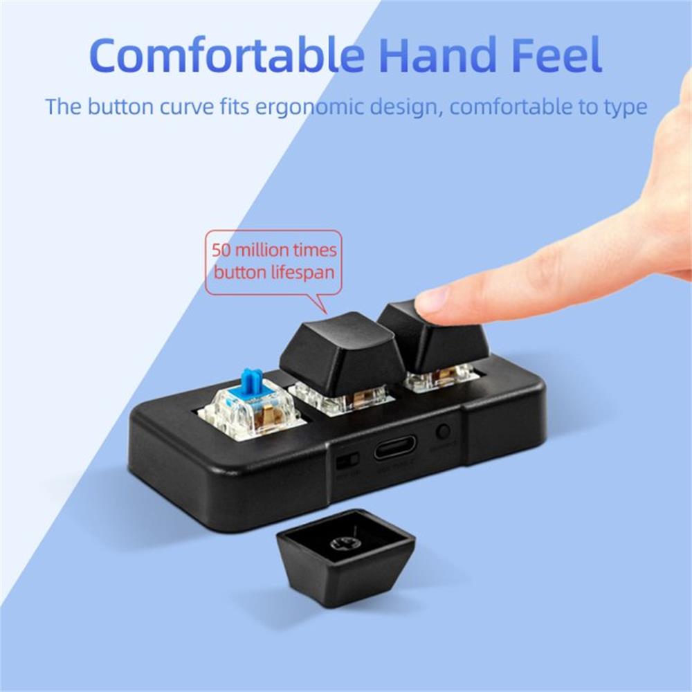 MK321-Pro Small Keyboard 3-key - огляд і ціна Gaming Keyboard Mini