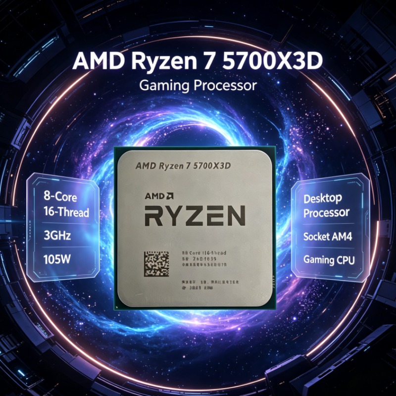 Ryzen 7 5700X3D AMD Socket AM4 - огляд і ціна Amd Cpu Ryzen 7
