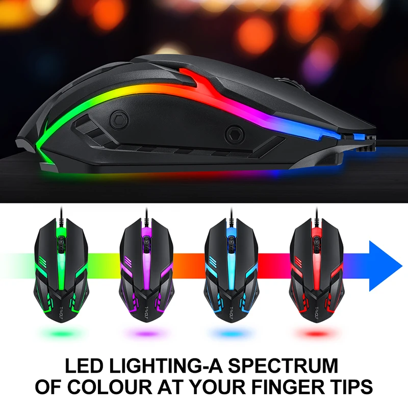 T-WOLF Game Four Piece TF800 I - огляд і ціна Gaming Keyboard And Mouse Set