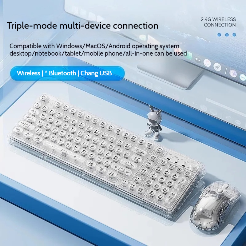 Leilin Z99 Ice Transparent Wir - огляд і ціна Keyboard Gaming Transparent