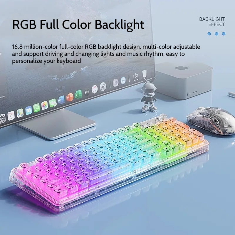 Leilin Z99 Ice Transparent Wir - огляд і ціна Keyboard Gaming Transparent
