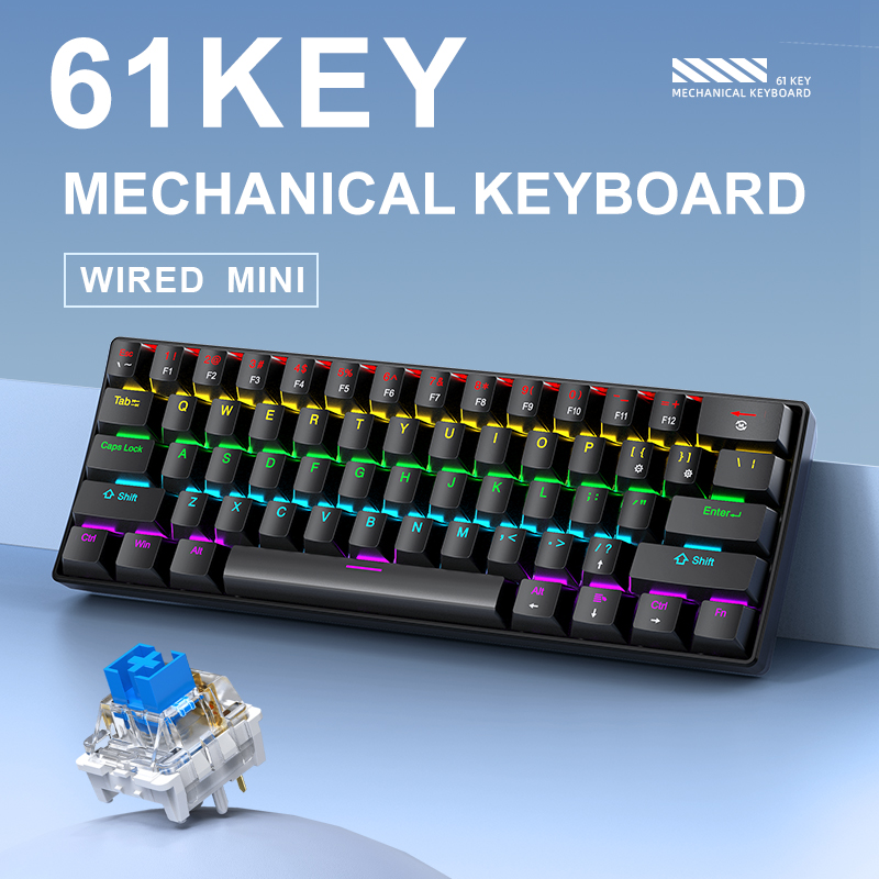 K61 Wired Mechanical Gaming Ke - огляд і ціна Gaming Keyboard And Mouse Set