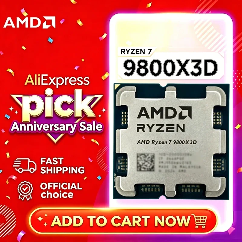 AMD Ryzen 7 9800X3D R7 9800X3D - огляд і ціна Amd Cpu Ryzen 7