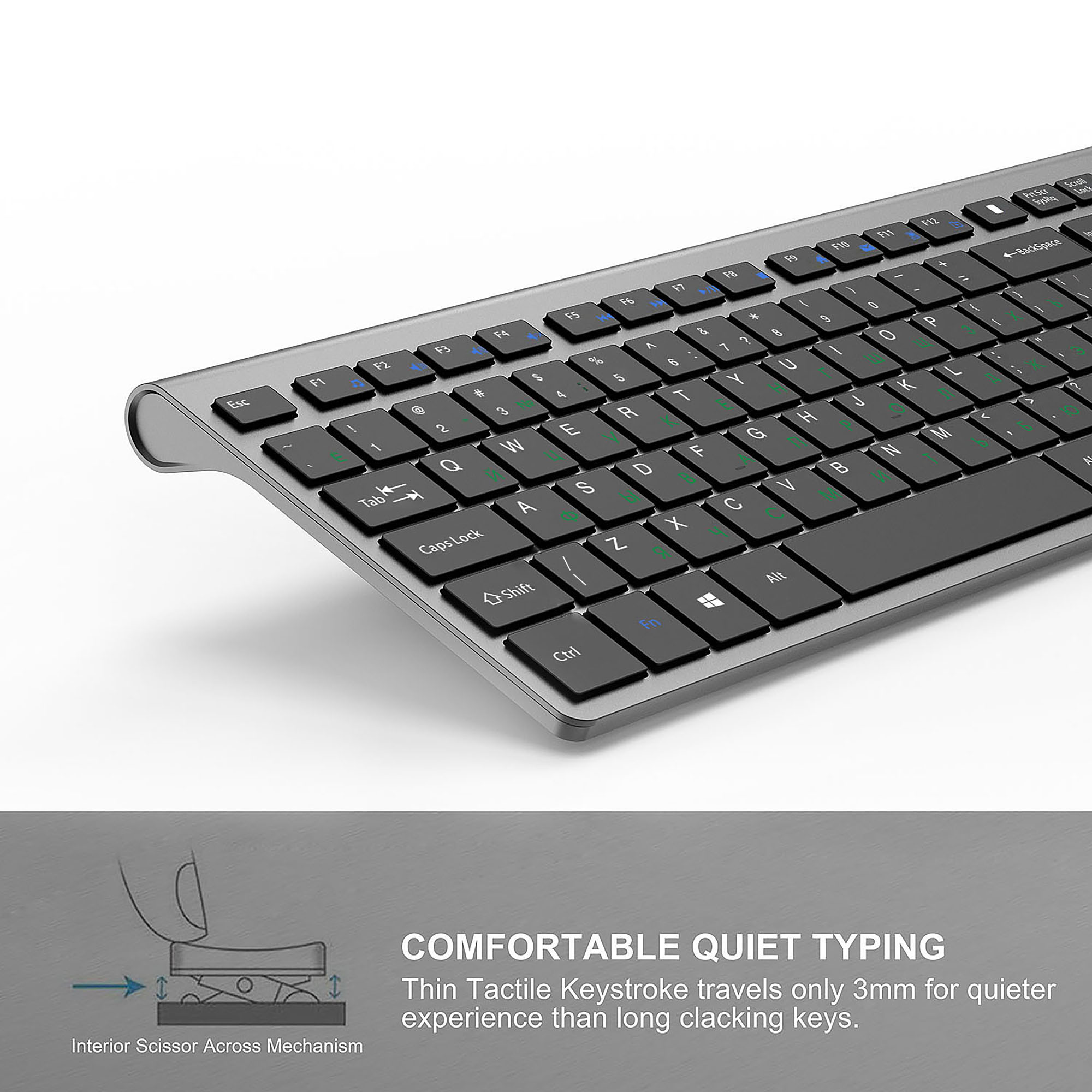 2.4G Rechargeable Wireless Key - огляд і ціна Gaming Keyboard Mouse Wireless