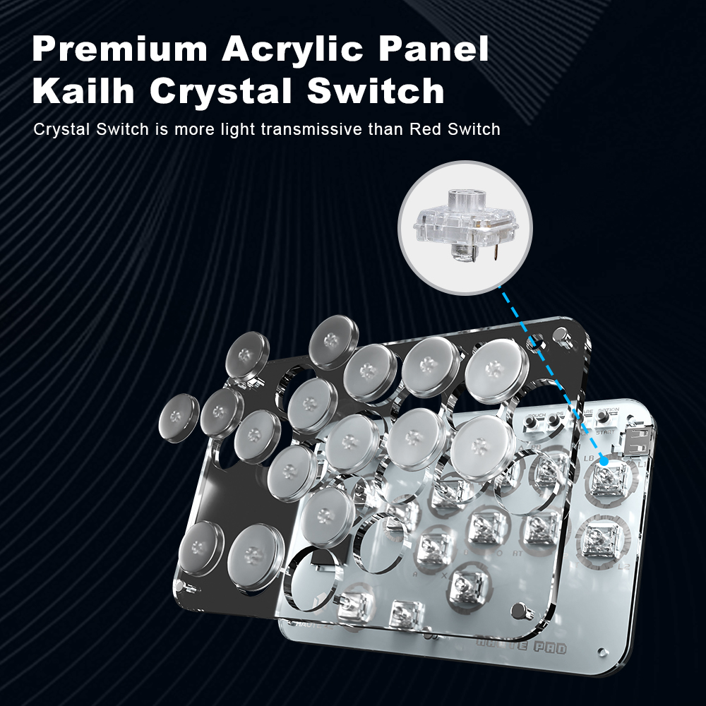 Haute42 Arcade Joystick Hitbox - огляд і ціна Gaming Keyboard Mini