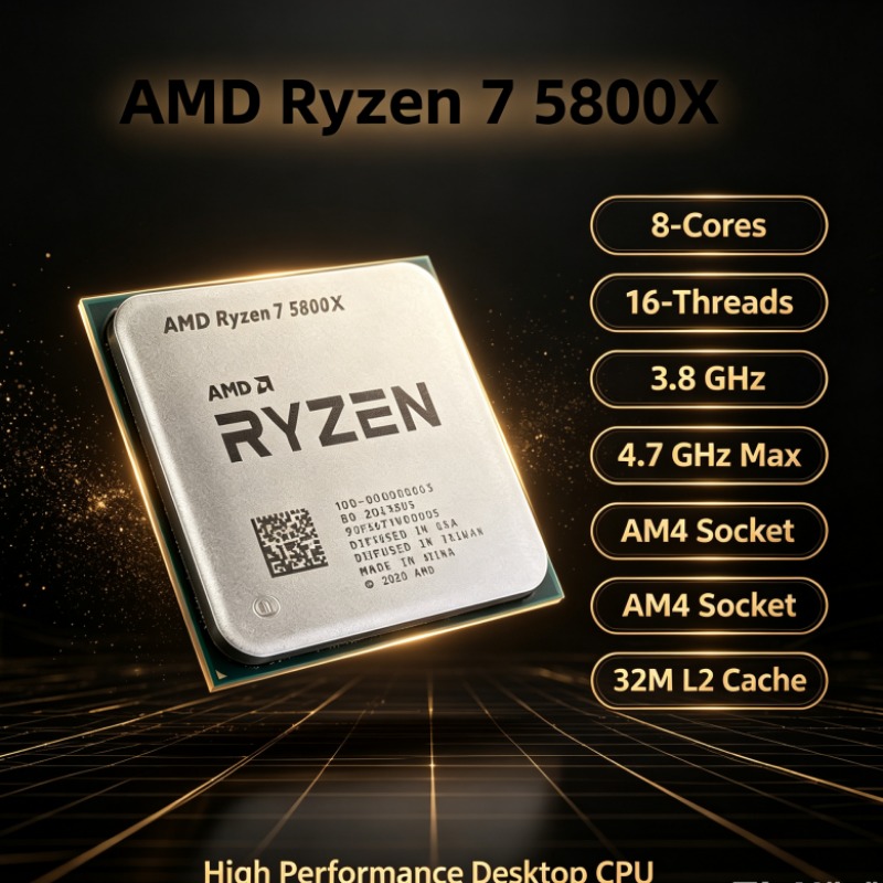 AMD Ryzen 7 5800X R7 5800X AM4 - огляд і ціна Amd Cpu Ryzen 7