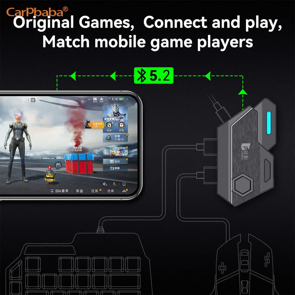 Mix SE/Lite Mouse & Keyboard C - огляд і ціна Gaming Keyboard And Mouse Converter For Mobile