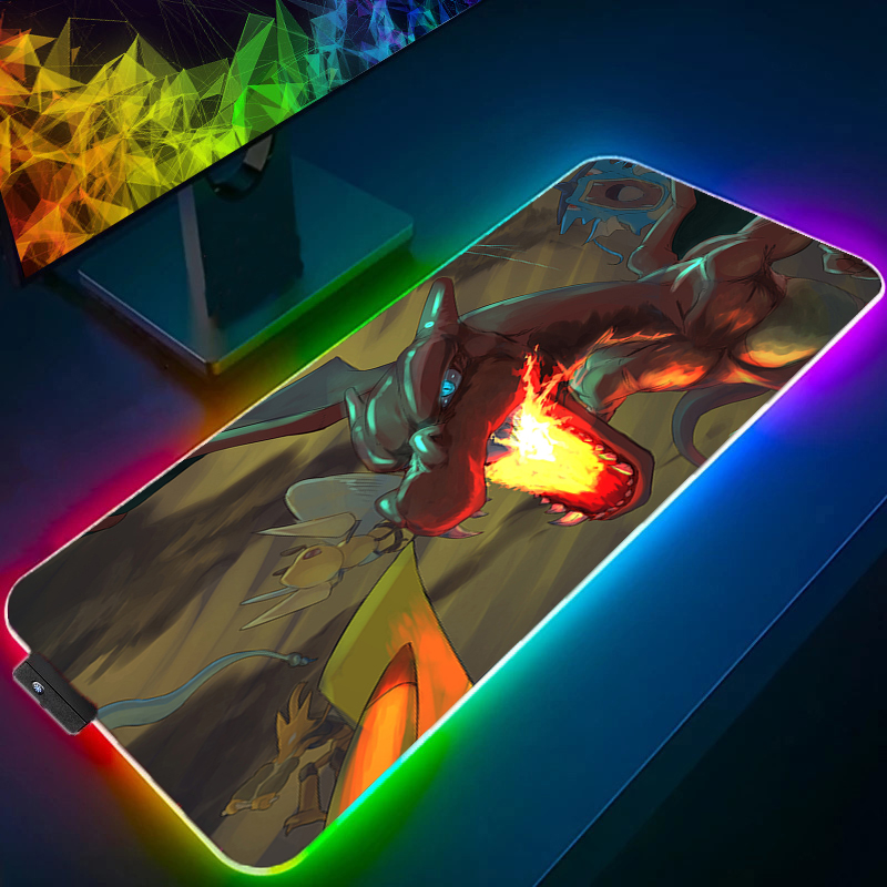 LED Light Mouse Pad Desk Mat G - огляд і ціна Gaming Keyboard Top