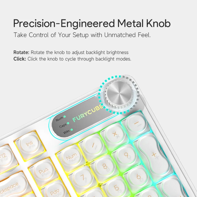 FURYCUBE IP98 Wired Keyboard R - огляд і ціна Gaming Keyboard Ip98