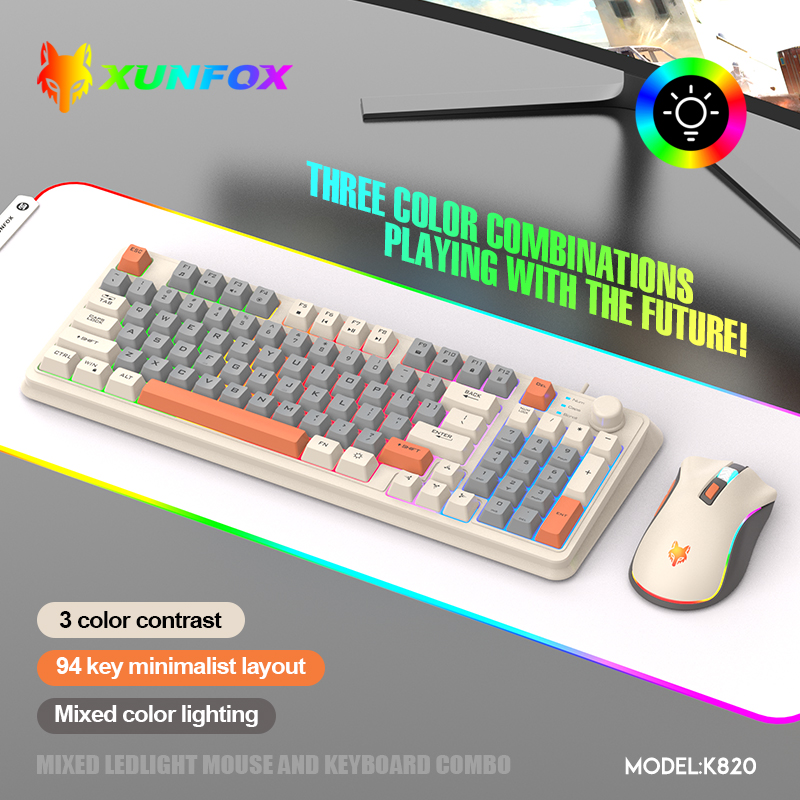 K820 USB Wired Game Keyboard M - огляд і ціна Gaming Keyboard And Mouse Set