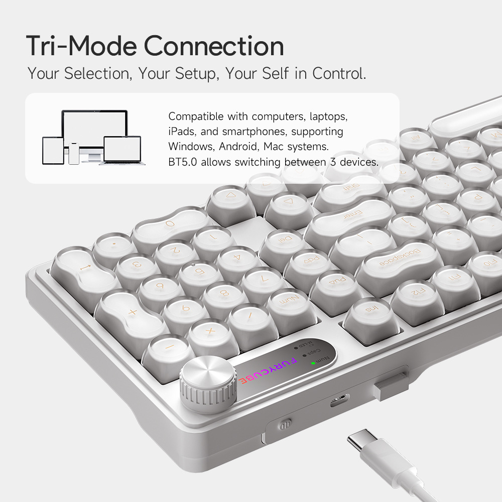 FURYCUBE IP98 Wired Gaming Mem - огляд і ціна Gaming Keyboard Ip98