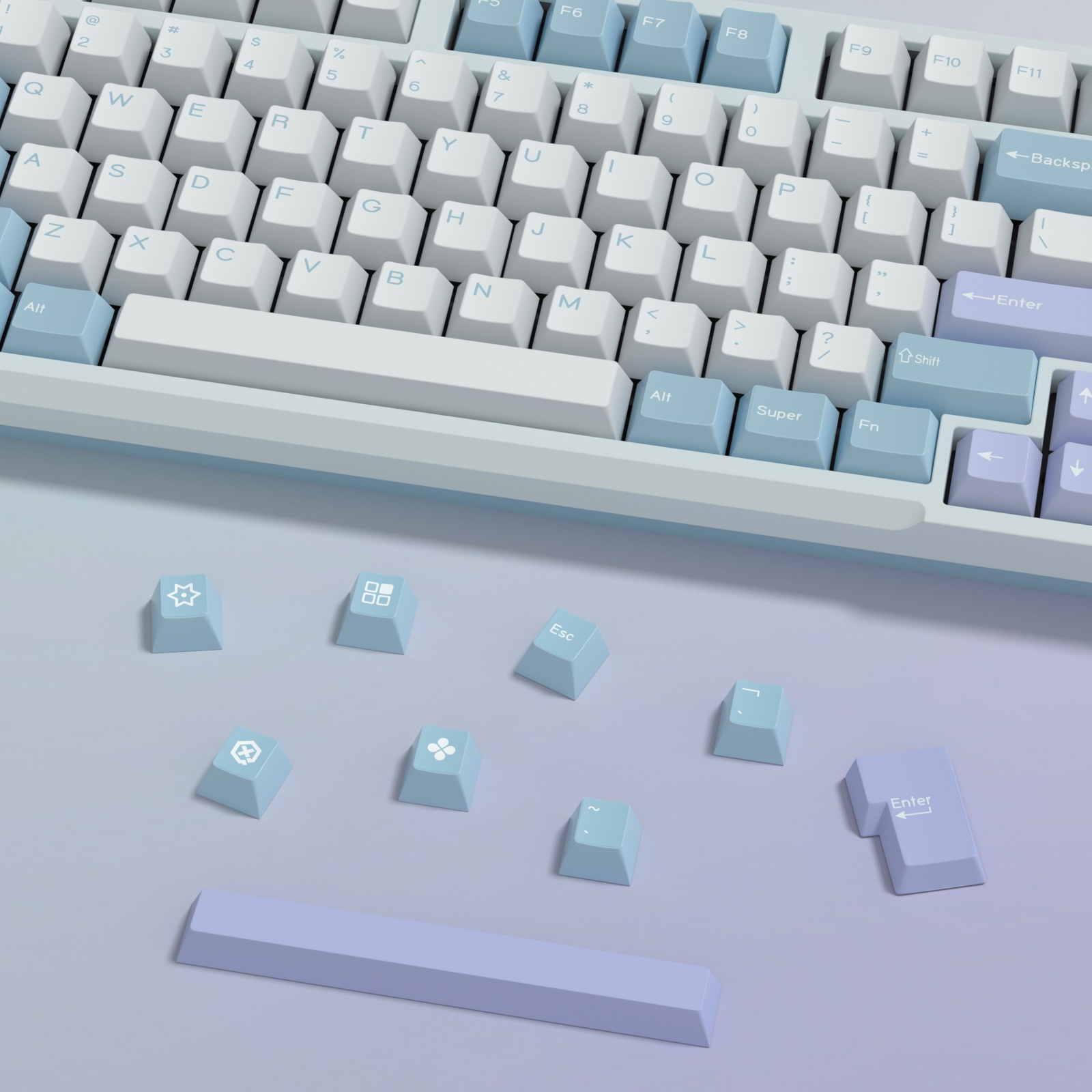 KBDiy GMK Illusion Keycap Cher - огляд і ціна Gaming Keyboard Extension