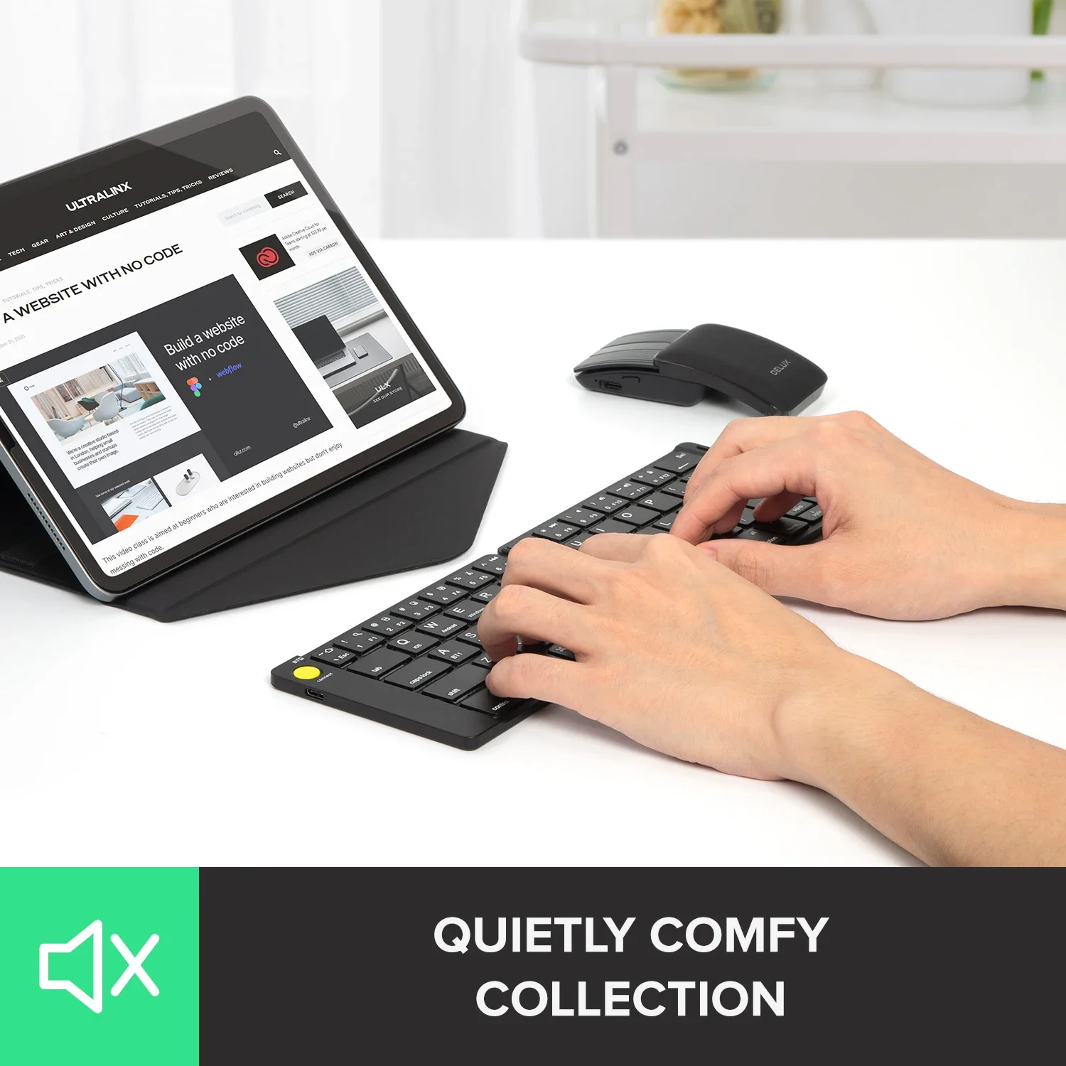 Delux Folding Keyboard Mouse S - огляд і ціна Gaming Keyboard Mouse Wireless