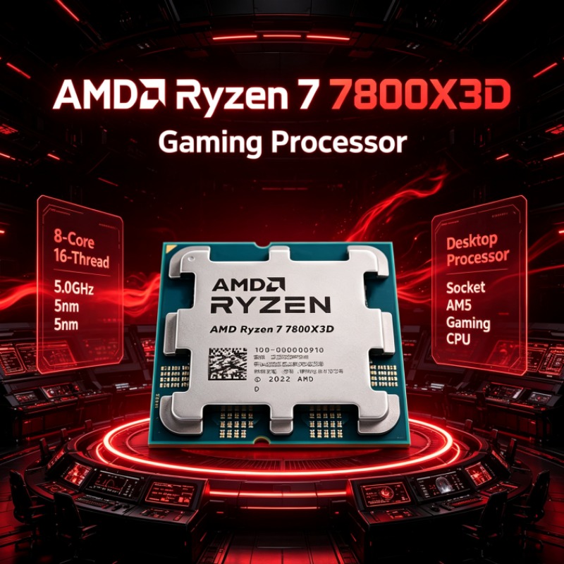 AMD Ryzen 7 R7 7800X3D CPU Pro - огляд і ціна Amd Cpu Ryzen 7