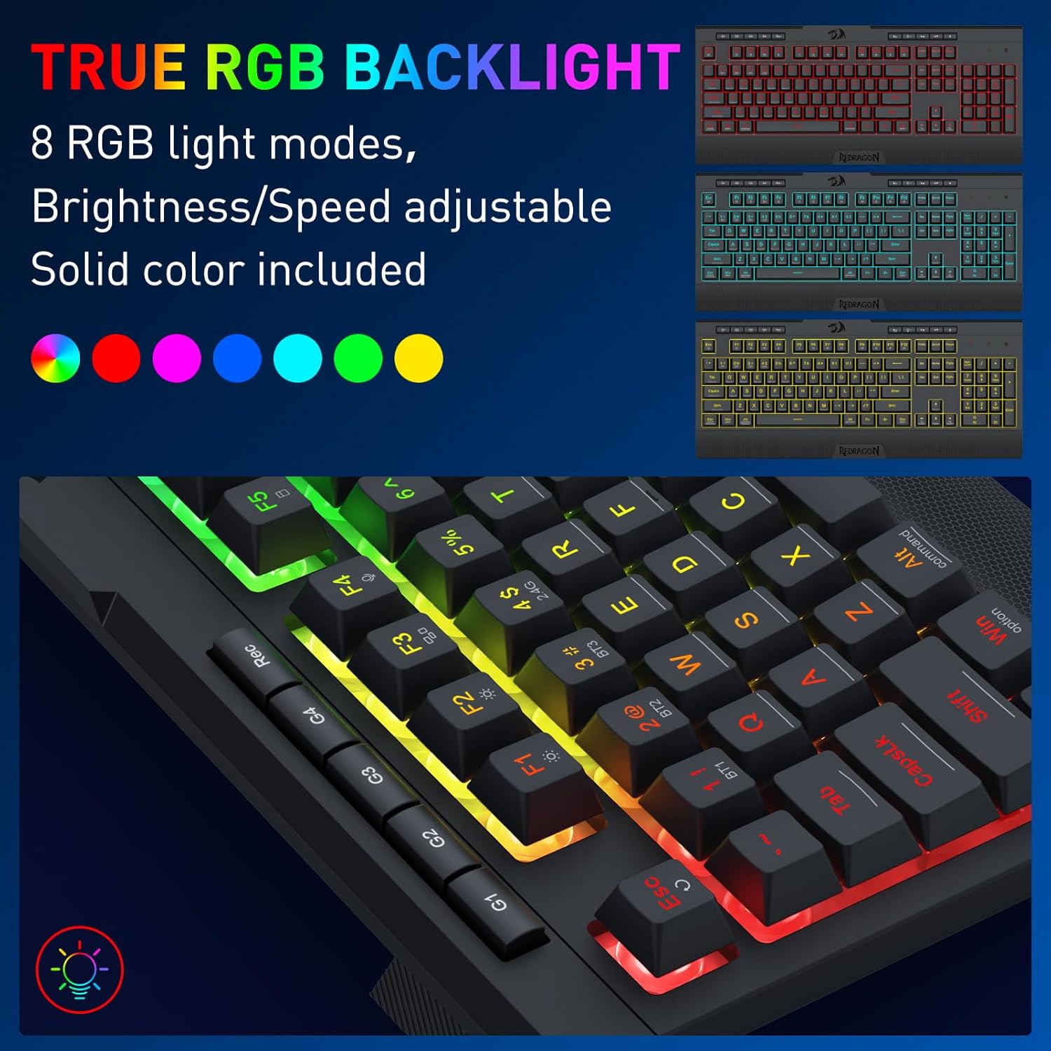 Redragon S151 PRO 3-Mode Wilre - огляд і ціна Gaming Keyboard Extension