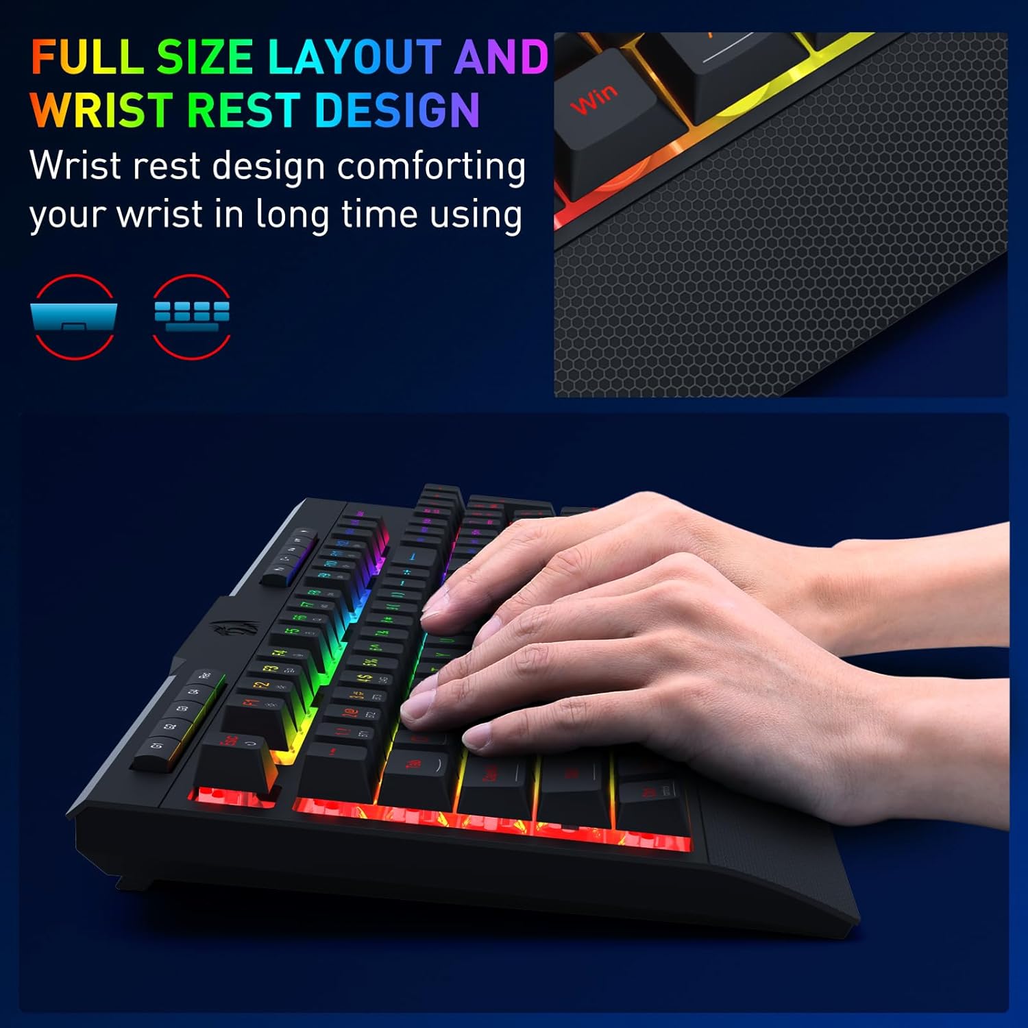 Redragon S151 PRO 3-Mode Wilre - огляд і ціна Gaming Keyboard Extension