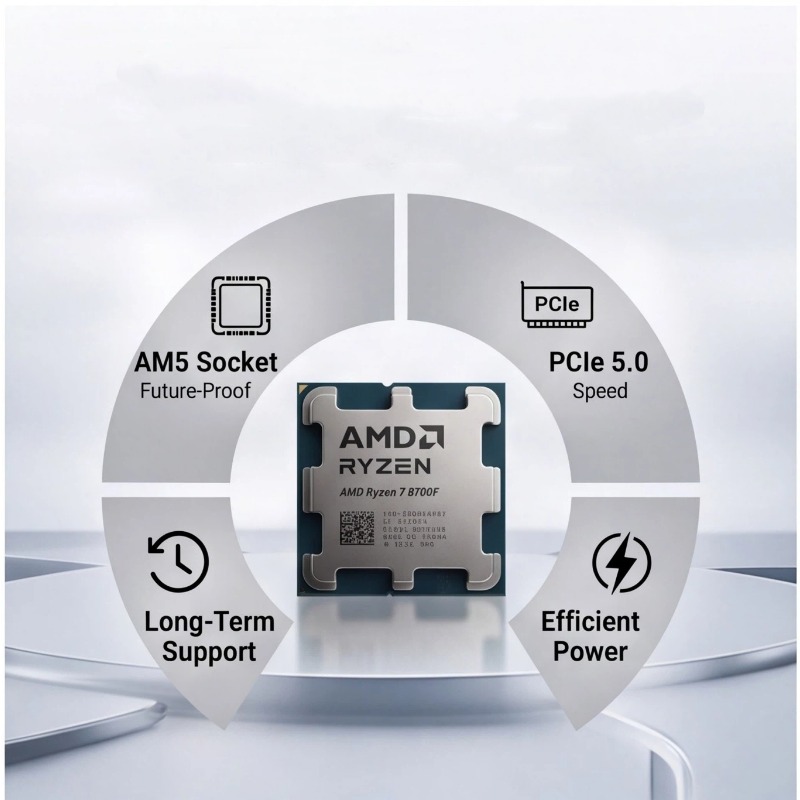Ryzen 7 8700F Processor 4NM Ma - огляд і ціна Amd Cpu Ryzen 7
