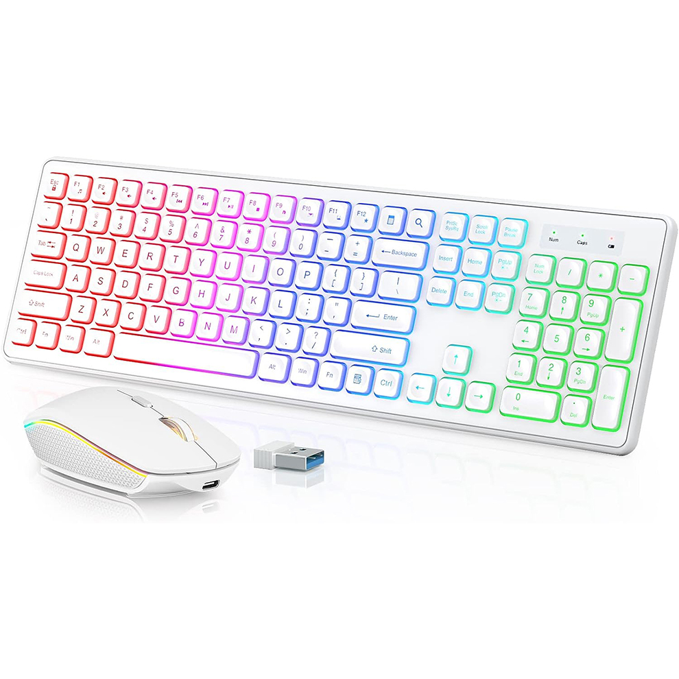 Backlit Wireless Keyboard and  - огляд і ціна Gaming Keyboard Mouse Wireless